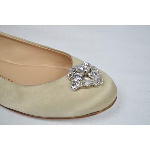 Giuseppe Zanotti Shoes ballet flats crystals clusters champagne beige 36 6 - Picture 3 of 6